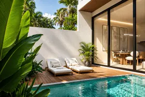 Interior of townhouse in Rawai