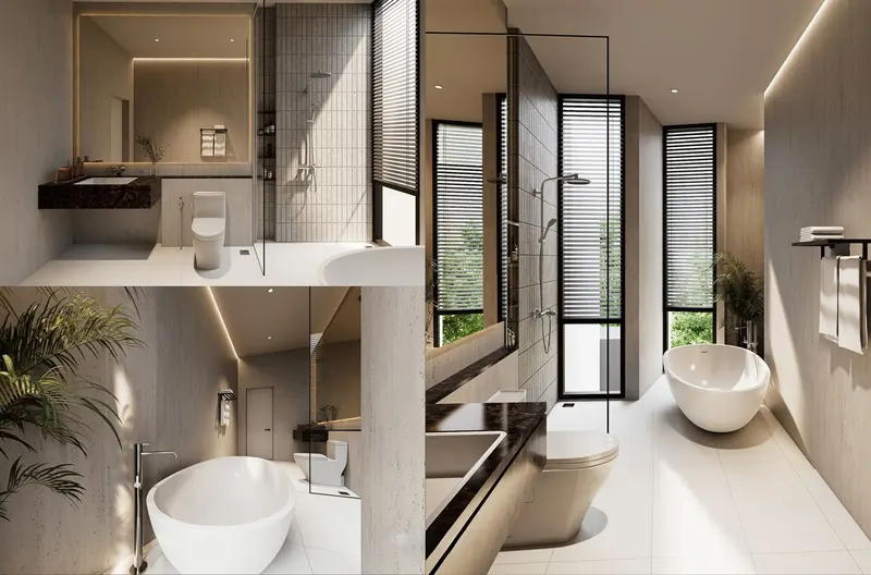 Interior of townhouse in Rawai