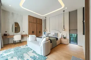Bedroom of villa in Choeng Thale