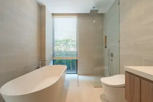 Bedroom of villa in Choeng Thale