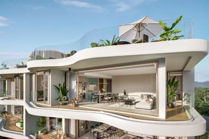 Duplex penthouse with 2 bedrooms and private pool with sea view in Laguna area, Phuket at Garrya Residences