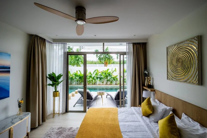 วิลล่า 3 ห้องนอนพร้อมสระว่ายน้ำส่วนตัวในพื้นที่ถลาง,ภูเก็ต