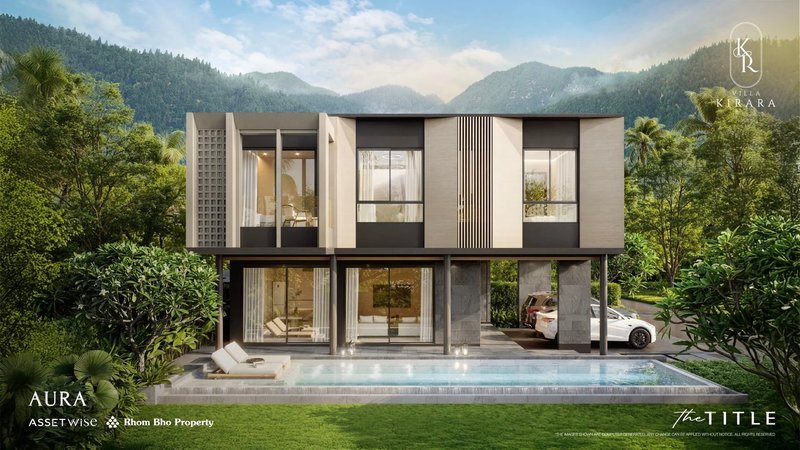 Two-storey 3 bedroom villa with private pool in Bang Tao area, Phuket at The Title Villa Kirara Bang-Tao