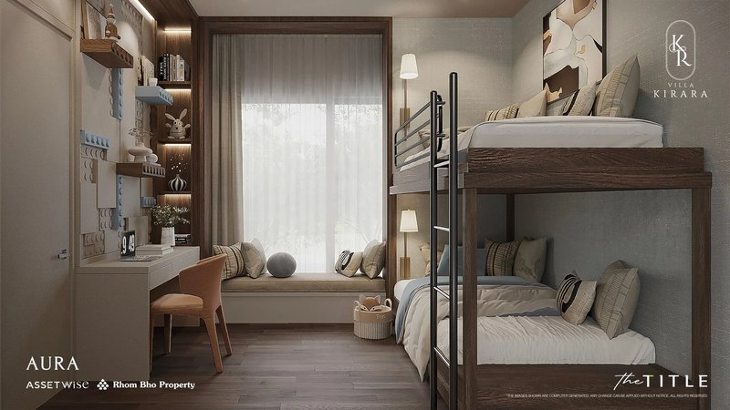 Two-storey 3 bedroom villa with private pool in Bang Tao area, Phuket at The Title Villa Kirara Bang-Tao