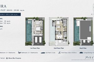 Two-storey 3 bedroom villa with private pool in Bang Tao area, Phuket at The Title Villa Kirara Bang-Tao