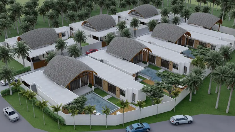 Exterior of villa in Wichit
