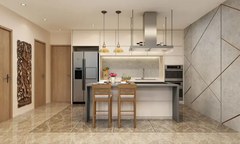 ห้องครัวของคอนโดมิเนียม ในเชิงตะไล