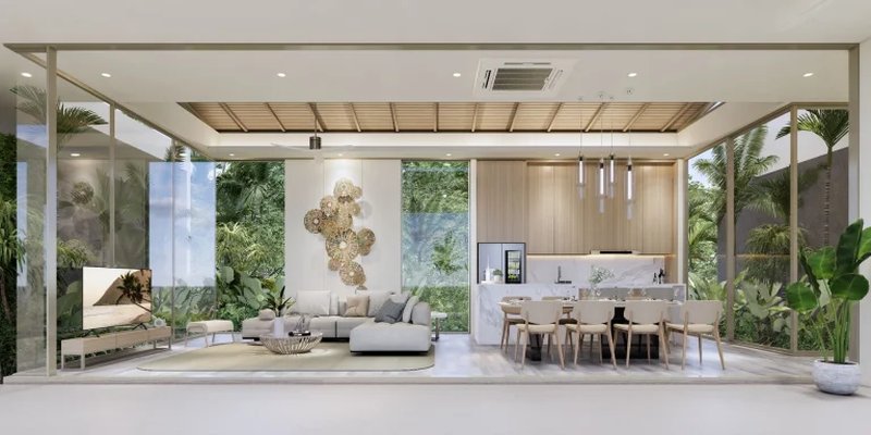 3 bedroom villa with private pool 350 meters from the sea, Phuket at Amrits Luxury Villas