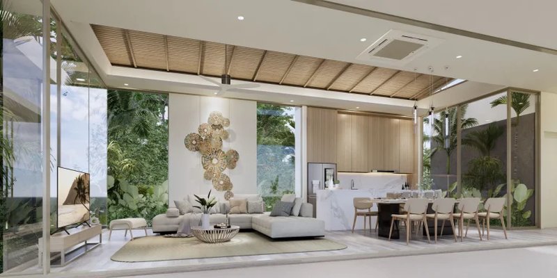 3 bedroom villa with private pool 350 meters from the sea, Phuket at Amrits Luxury Villas