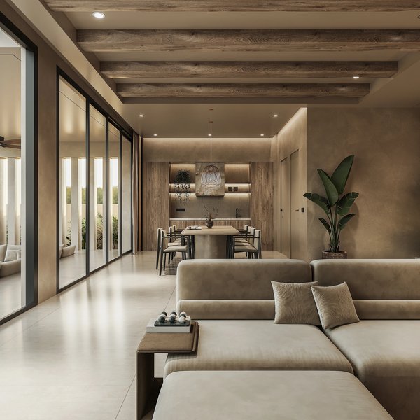 Two-storey villa with 4 bedrooms and a swimming pool in Talang district, Phuket in Sunrise Lake complex