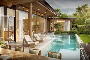 Двухэтажная вилла с 4 спальнями и частным бассейном в районе Раваи, Пхукет в комплексе Nature's Rest Villa Saiyuan