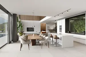 Living room of villa in Ко Каео