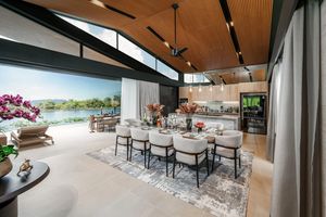 Luxury villa with pool on the lake in Laguna area, Phuket in the elite complex Laguna Lakelands Waterfront Villas