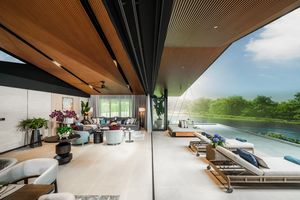 Luxury villa with pool on the lake in Laguna area, Phuket in the elite complex Laguna Lakelands Waterfront Villas