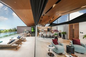 Luxury villa with pool on the lake in Laguna area, Phuket in the elite complex Laguna Lakelands Waterfront Villas