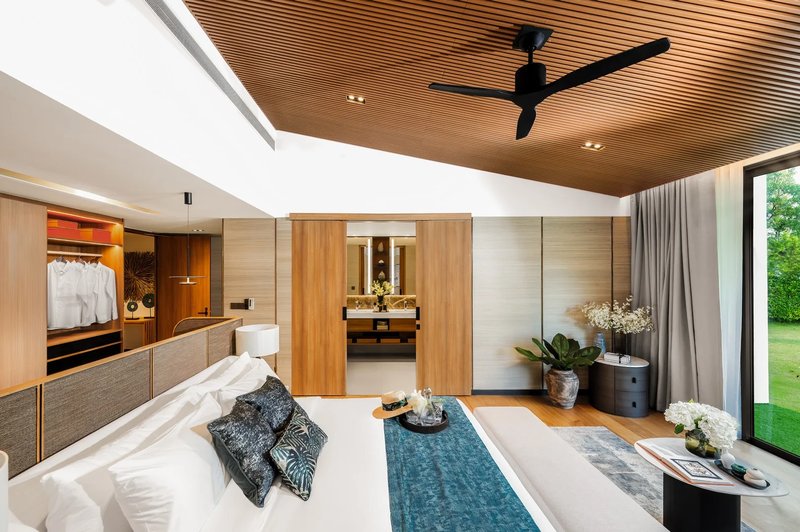 Luxury villa with pool on the lake in Laguna area, Phuket in the elite complex Laguna Lakelands Waterfront Villas