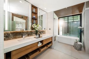 Luxury villa with pool on the lake in Laguna area, Phuket in the elite complex Laguna Lakelands Waterfront Villas