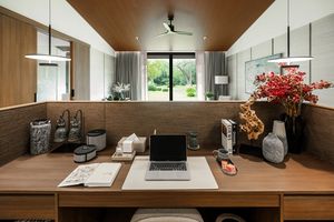 Luxury villa with pool on the lake in Laguna area, Phuket in the elite complex Laguna Lakelands Waterfront Villas