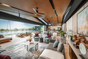 Luxury villa with pool on the lake in Laguna area, Phuket in the elite complex Laguna Lakelands Waterfront Villas