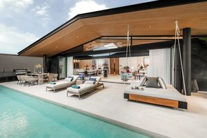 Luxury villa with pool on the lake in Laguna area, Phuket in the elite complex Laguna Lakelands Waterfront Villas