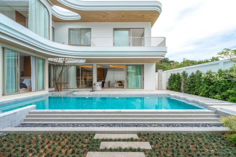 Two-storey 4 bedroom villa with private pool in Rawai area, Phuket at Nature's Rest Villa Saiyuan