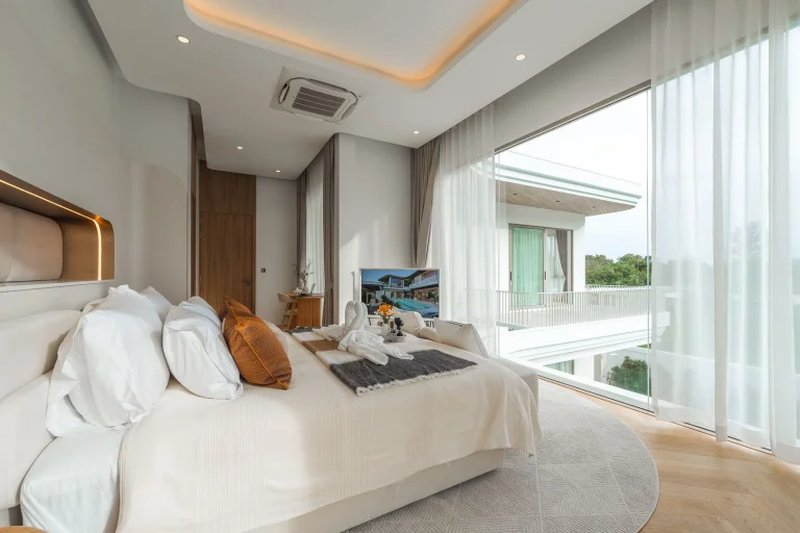 Two-storey 4 bedroom villa with private pool in Rawai area, Phuket at Nature's Rest Villa Saiyuan