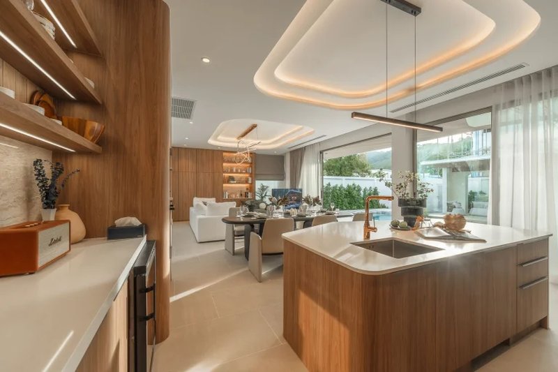 Two-storey 4 bedroom villa with private pool in Rawai area, Phuket at Nature's Rest Villa Saiyuan