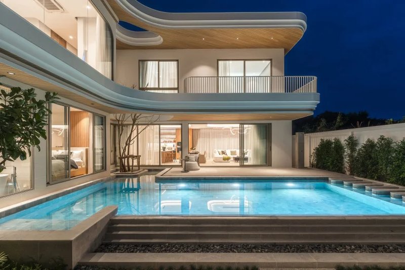 Two-storey 4 bedroom villa with private pool in Rawai area, Phuket at Nature's Rest Villa Saiyuan