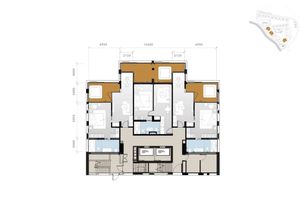 Spacious 1 bedroom apartment near Kamala Beach, Phuket at MGallery Residences Montazure