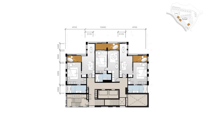 1 Bedroom Lake Apartment in Kamala District, Phuket at MGallery Residences Montazure