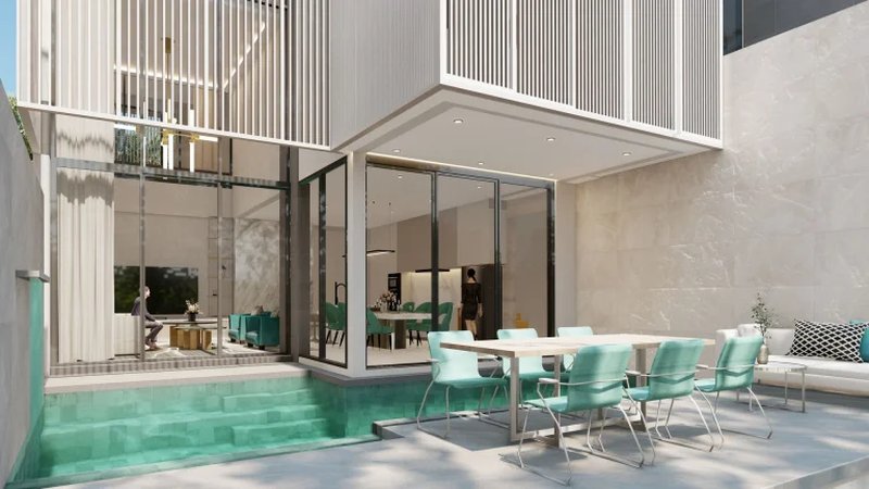 Two-storey 4 bedroom villa with pool in Chalong, Phuket at Larimar Villa