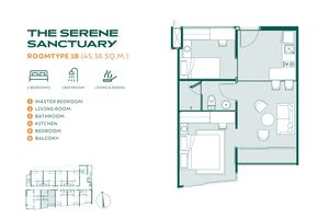 2 Bedroom Apartment near Nai Yang Beach, Phuket in Lavisco Complex