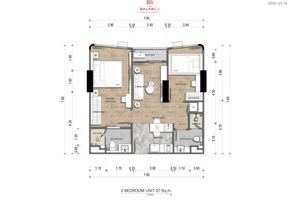 2 Bedroom Apartment near Patong Beach, Phuket at The Balance Patong Condominium