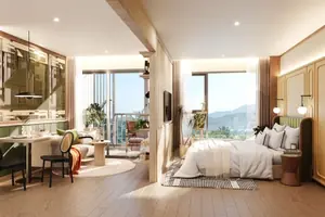 ห้องนั่งเล่นของคอนโดมิเนียม ในวิชิต้า