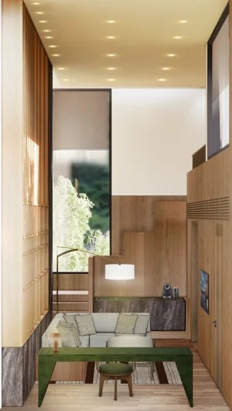 Three-storey villa with 3 bedrooms and a swimming pool in Talang district, Phuket in The Harmony by Wallaya Villas complex