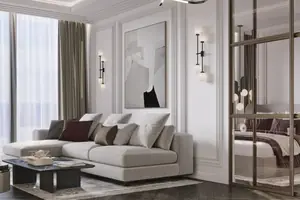 Living room of condo in Karon
