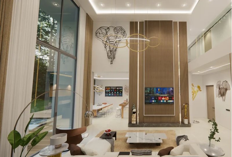 3 Bedroom villa with private pool in Chalong area, Phuket at Unique Eco Viva