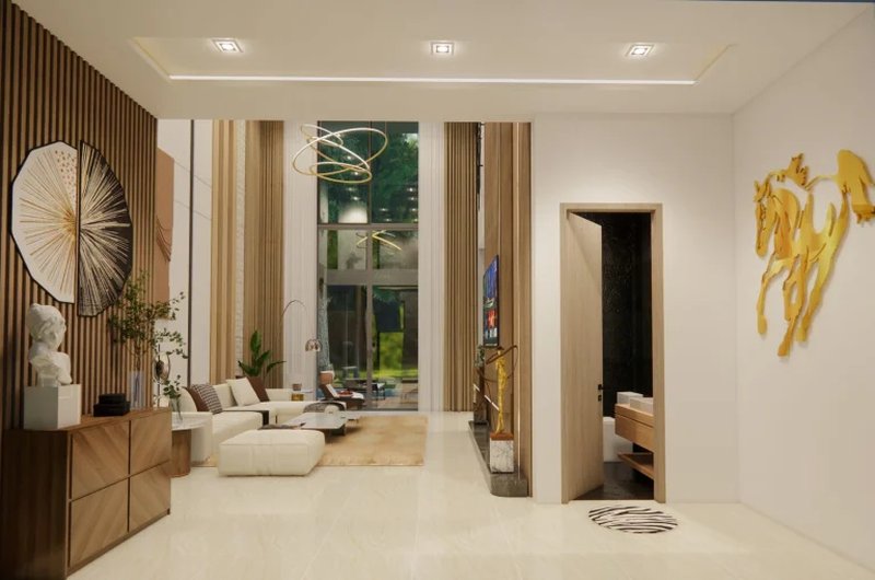 3 Bedroom villa with private pool in Chalong area, Phuket at Unique Eco Viva