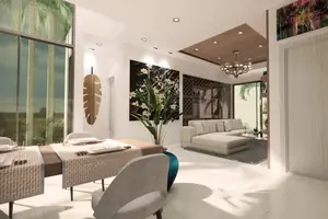 ห้องนั่งเล่นของวิลล่า ในกะรน