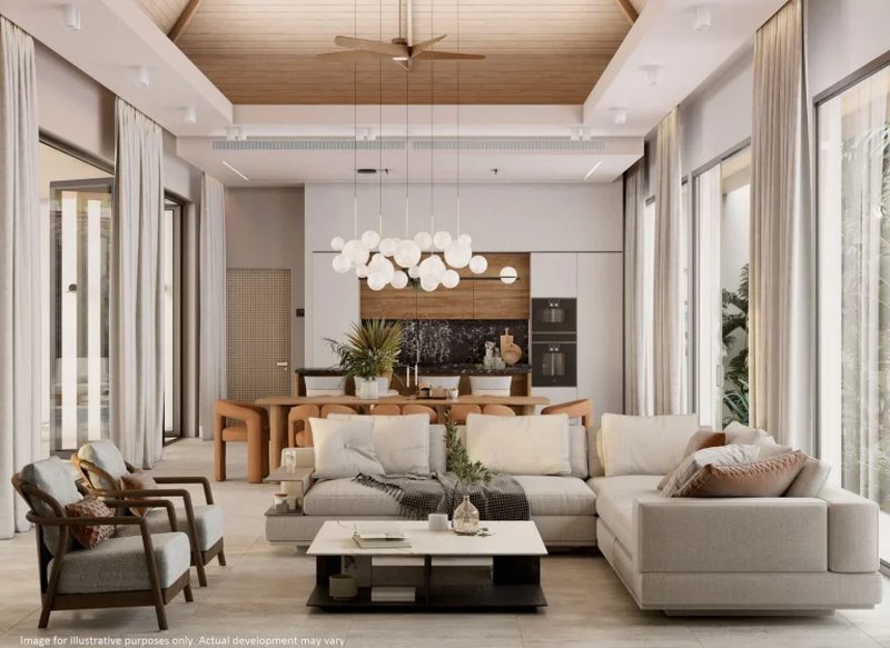 3 Bedroom Villa with Pool in Layan Area, Phuket at Layan Lucky Villas