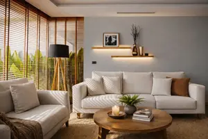 Living room of villa in Mai Khao