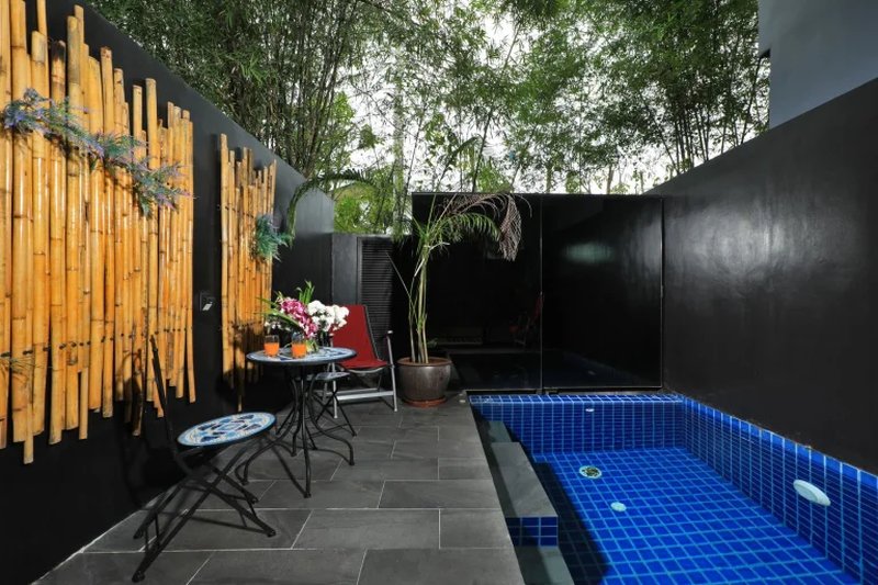 Ready-made townhouse with swimming pool in Laguna area, Phuket in Villoft Zen Living complex