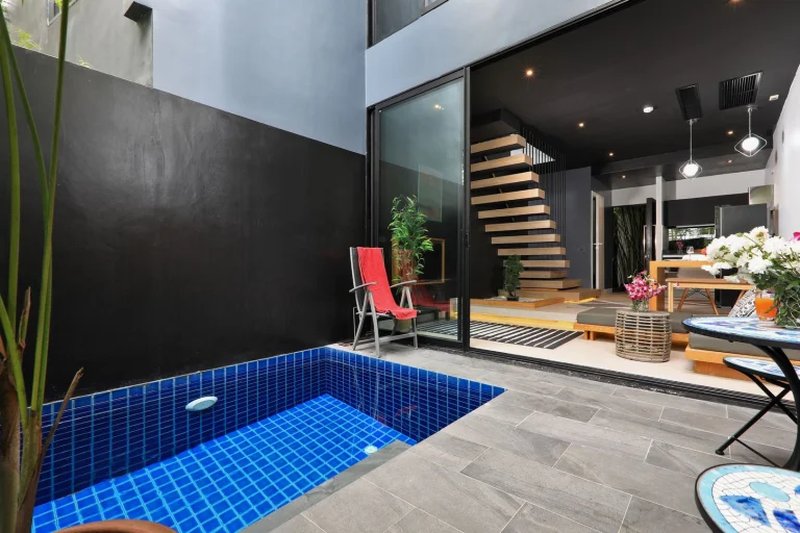 Ready-made townhouse with swimming pool in Laguna area, Phuket in Villoft Zen Living complex