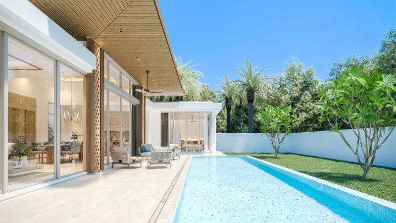 3 Bedroom Villa with Pool in Bang Tao area, Phuket in The Ozone Campus Villa complex