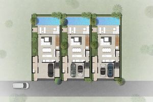 Four-level villa with sea view in Rawai area, Phuket at Saiyuan 9 Seaview Villa