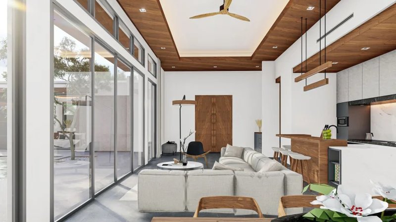 3 Bedroom Villa with Private pool in Mai Khao, Phuket at Mouana Breeze Mai Khao