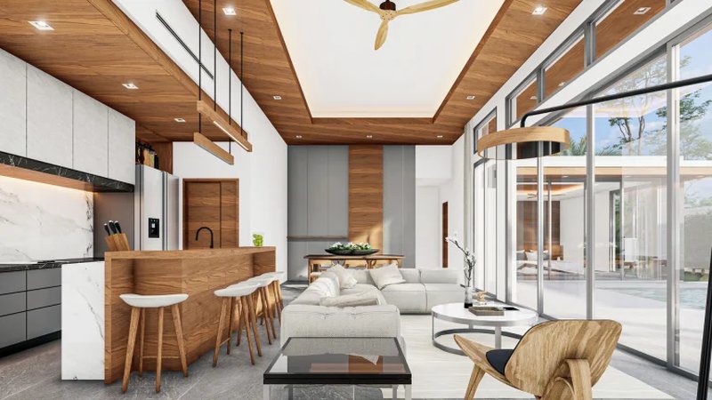 3 Bedroom Villa with Private pool in Mai Khao, Phuket at Mouana Breeze Mai Khao