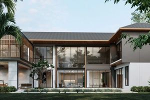 Двухэтажная вилла с 6 спальнями и частным бассейном в районе Чалонг, Пхукет в Mouana Grande Chalong Bay