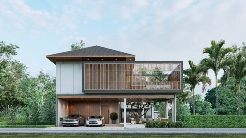 Двухэтажная вилла с 6 спальнями и частным бассейном в районе Чалонг, Пхукет в Mouana Grande Chalong Bay