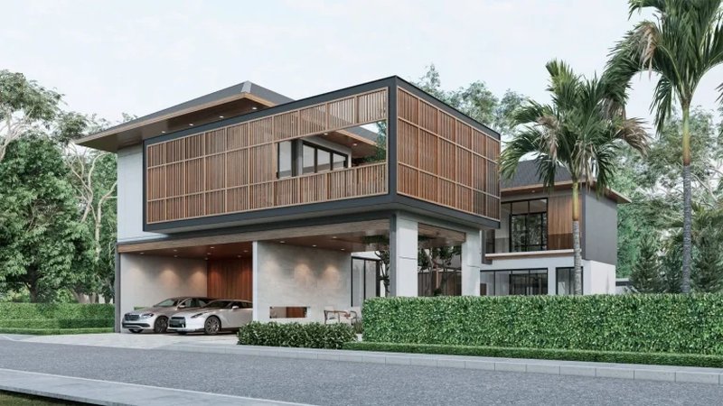 Двухэтажная вилла с 6 спальнями и частным бассейном в районе Чалонг, Пхукет в Mouana Grande Chalong Bay